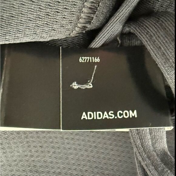 Adidas Pink and Black Sports Bra with Artistic Design Light Support - Picture 9 of 9